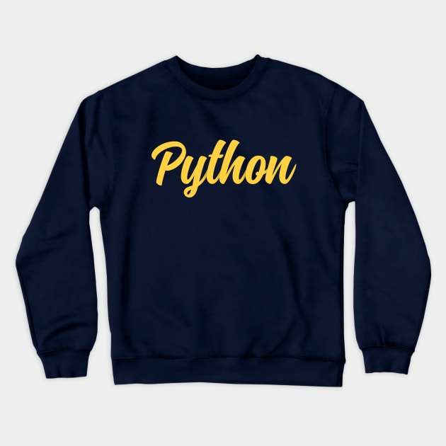 Python Programmer Crewneck Sweatshirt by vladocar